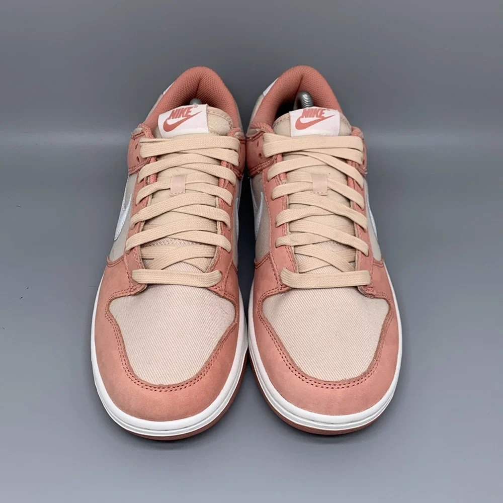 Nike Dunk Low Retro PRM Red Stardust‎ Shoes FB8895-601 Men's Sz 10.5
